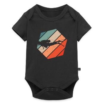 Plongée sous-marine plongeuse pour hommes Plongeur plongeur plongée sous-marine - Body à manches courtes Premium Bébé - noir - Devant