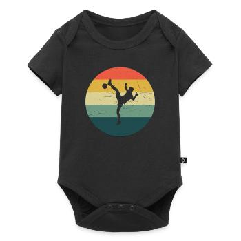 Football Tennis Football Futnet Joueur Hommes - Body à manches courtes Premium Bébé - noir - Devant