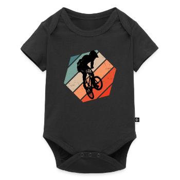 Bike bmx cycling men bmx bike bmx boys - Baby Premium short-sleeve bodysuit - black - Front