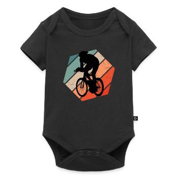 Road Cycling Roadbike Men's Road Cyclist - Baby Premium short-sleeve bodysuit - black - Front