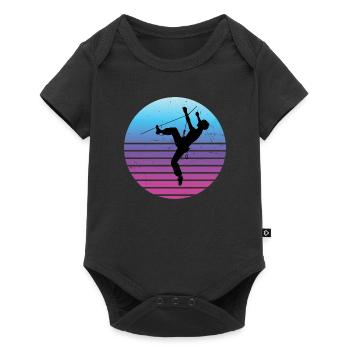 Escalade Femmes Escalade Rocher - Body à manches courtes Premium Bébé - noir - Devant