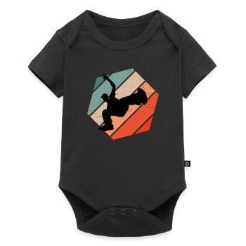Breakdance Bboy Break Dance Hip Hop Hiphop - Body à manches courtes Premium Bébé - noir - Devant