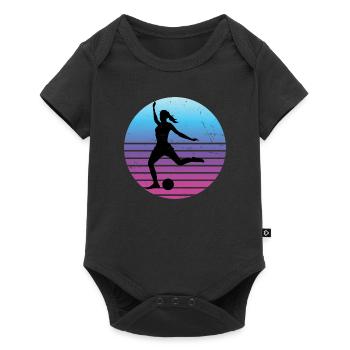 Soccer Women's Football Football Football Spie - Baby Premium short-sleeve bodysuit - black - Front