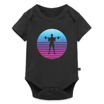 Endurance Training Weightlifting Women Strength Training - Baby Premium short-sleeve bodysuit - black - Front