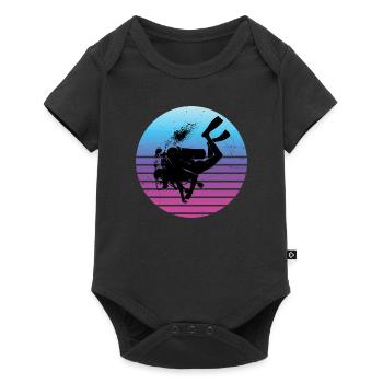 Scuba Diver Diver Free Dive Taucher Scuba Taucher - Baby Premium short-sleeve bodysuit - black - Front