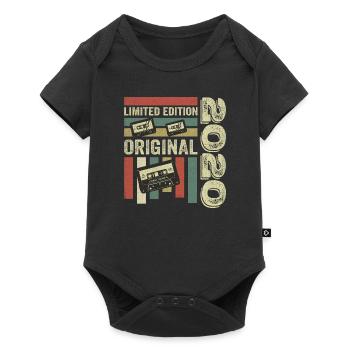 Vintage 2020 - Retro Birthday Quote 2020 - Baby Premium short-sleeve bodysuit - black - Front