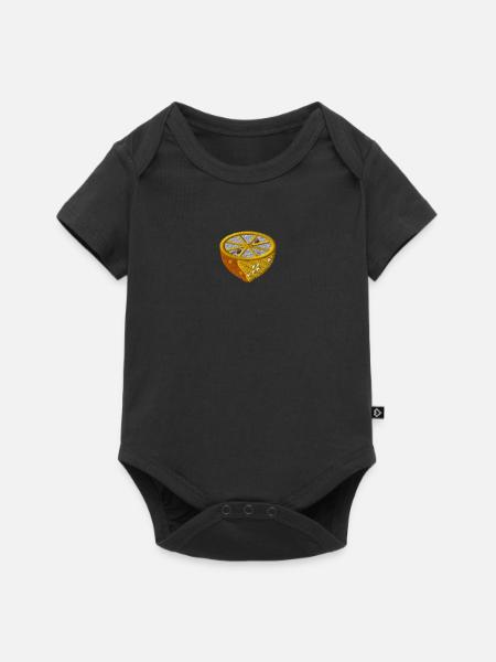 Lemon - Baby Premium short-sleeve bodysuit - black