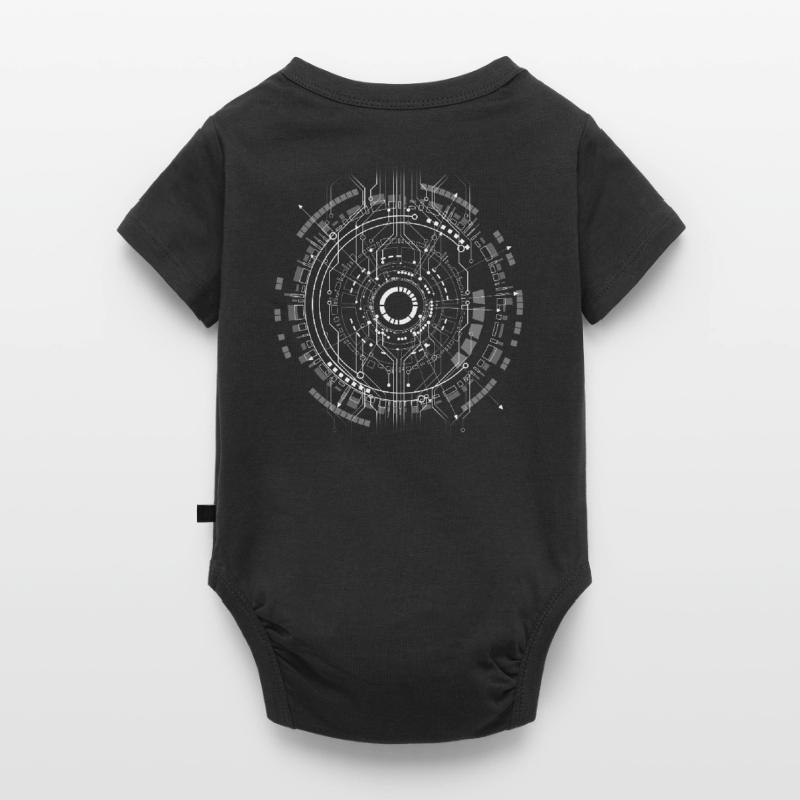 nerd CPU core computer code pc platine geek Hacker Baby Premium Kurzarmbody