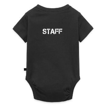 Staff Staff Crew Personal Team Band Security - Baby Premium short-sleeve bodysuit - black - Back