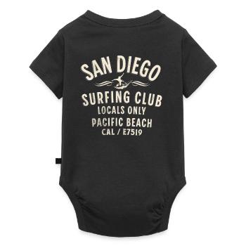 San Diego Pacific beach surfing club - Baby Premium short-sleeve bodysuit - black - Back