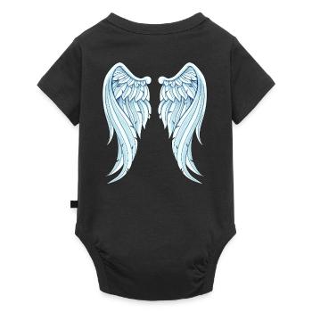 Angelwings drôle idée cadeau Ailes d’ange - Body à manches courtes Premium Bébé - noir - Dos