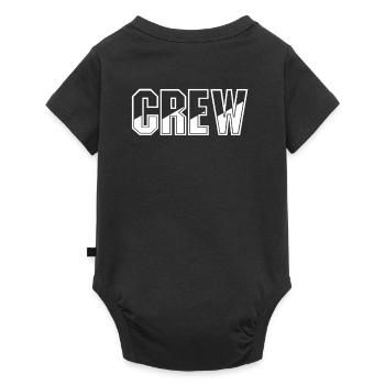 Crew Staff Team - Baby Premium short-sleeve bodysuit - black - Back