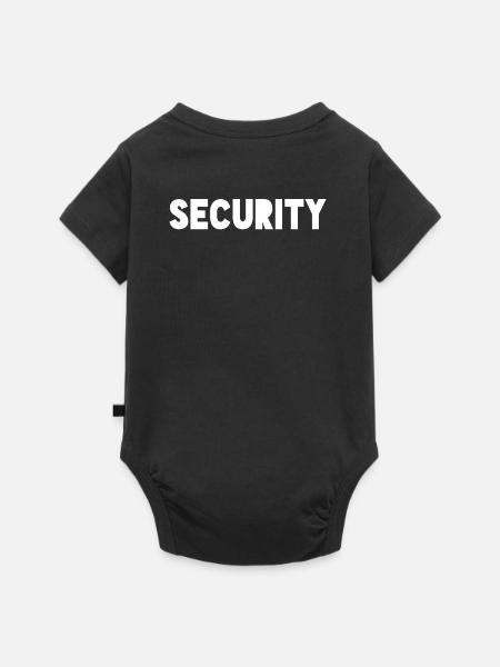 Security - Baby Premium Kurzarmbody - Schwarz