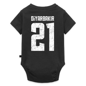 Diyarbakir 21 Turkey Turkiye Gift Holiday Kurd - Baby Premium short-sleeve bodysuit - black - Back
