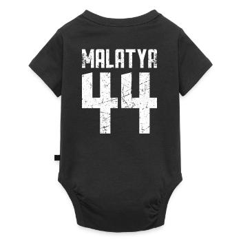 Malatya 44 Türkei Turkiye Geschenk Urlaub TR Türk - Baby Premium Kurzarmbody - Schwarz - Hinten