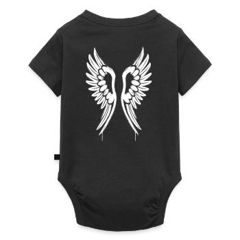 Angelwings Ailes d’ange - Body à manches courtes Premium Bébé - noir - Dos