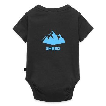 Montagne SHRED - Body à manches courtes Premium Bébé - noir - Dos