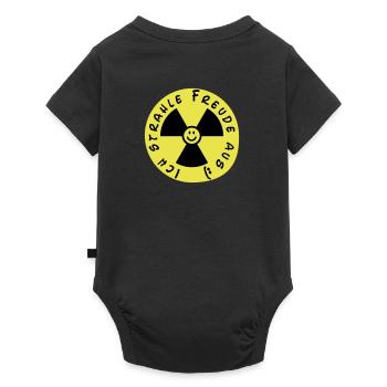 03_ausstrahlung - Baby Premium Kurzarmbody - Schwarz - Hinten