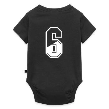 6 ans maillot numéro 6 T-shirt numéro 6 - Body à manches courtes Premium Bébé - noir - Dos
