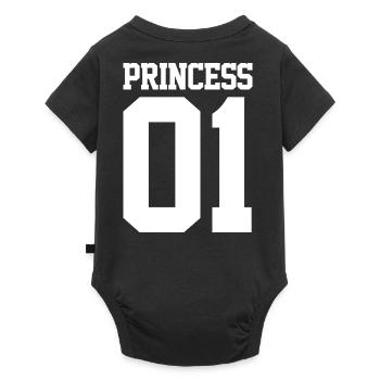 Princess 01 - Baby Premium short-sleeve bodysuit - black - Back