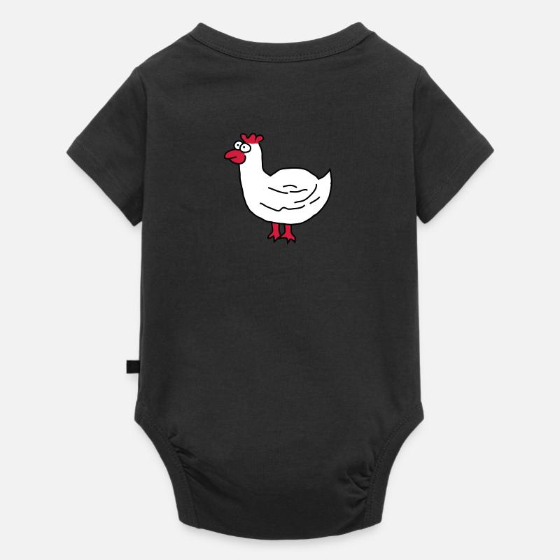 Poulet - Body à manches courtes Premium Bébé - noir