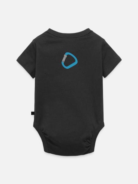Karabiner - Baby Premium Kurzarmbody - Schwarz
