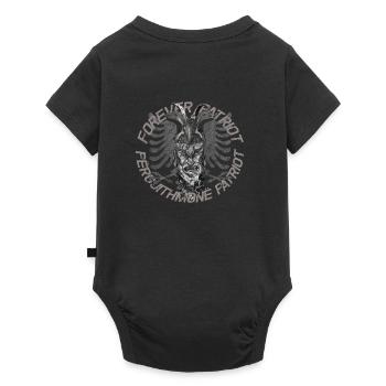 Skenderbeg Albania Forever Patriot Idée cadeau - Body à manches courtes Premium Bébé - noir - Dos
