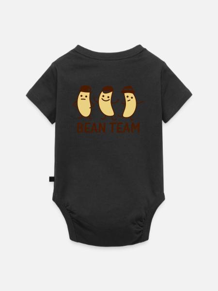 Bean Team - Baby Premium short-sleeve bodysuit - black