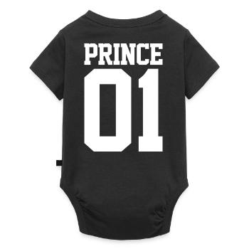 Prince 01 - Baby Premium short-sleeve bodysuit - black - Back