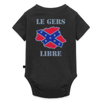 gerslibre - Body à manches courtes Premium Bébé - noir - Dos