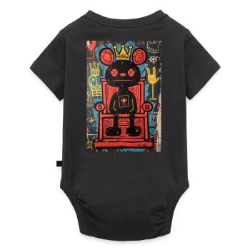 Roi de la mauvaise humeur - Body à manches courtes Premium Bébé - noir - Dos