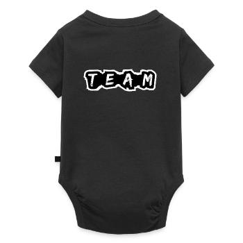 Team Mannschaft - Baby Premium short-sleeve bodysuit - black - Back