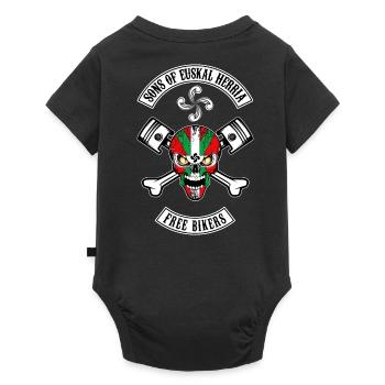 Basques Free Bikers - Body à manches courtes Premium Bébé - noir - Dos