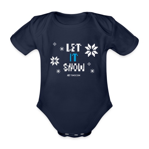 Let IT snow - Baby Bio-Kurzarm-Body