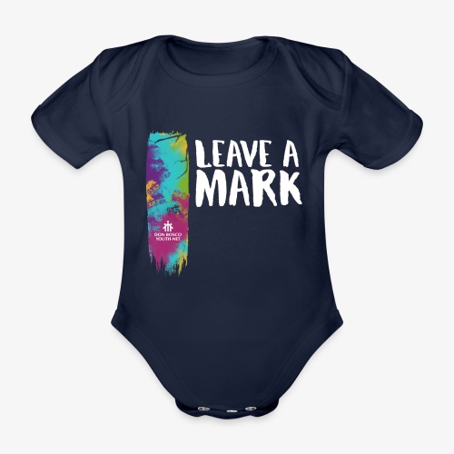Leave a mark - Organic Short-sleeved Baby Bodysuit