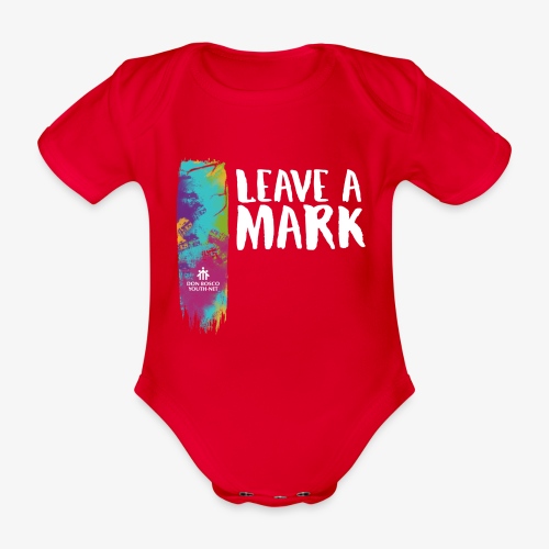 Leave a mark - Organic Short-sleeved Baby Bodysuit