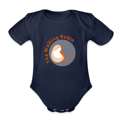 The Walking Robin logo - Body ecologico per neonato a manica corta