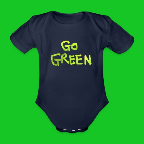 Go Green - Baby bio-rompertje met korte mouwen