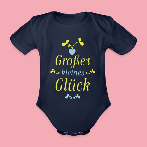 Großes Kleines Glück – Baby - Baby Bio-Kurzarm-Body