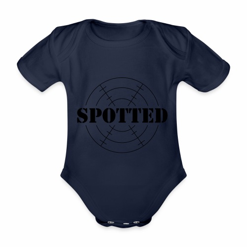 SPOTTED - Organic Short-sleeved Baby Bodysuit