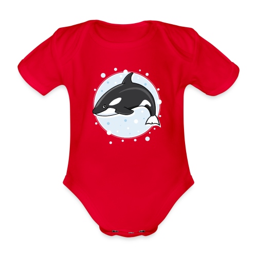 Orca - Baby Bio-Kurzarm-Body