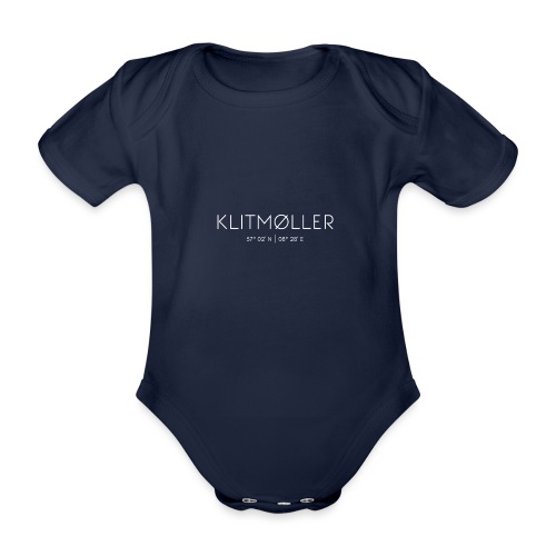 Klitmøller, Klitmöller, Dänemark, Nordsee - Baby Bio-Kurzarm-Body