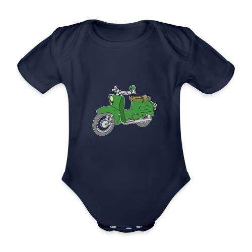 Grüne Schwalbe, Moped - Baby Bio-Kurzarm-Body