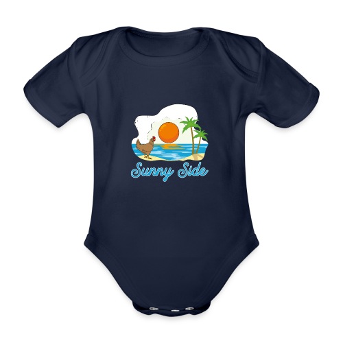 Sunny side - Body ecologico per neonato a manica corta