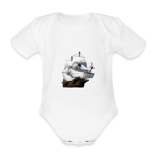 Segelschiff - Baby Bio-Kurzarm-Body