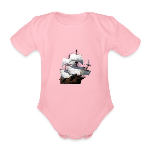 Segelschiff - Baby Bio-Kurzarm-Body