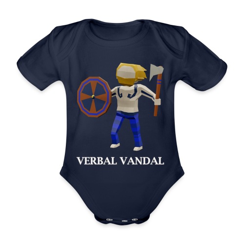 Verbal Vandal (English) - Organic Short-sleeved Baby Bodysuit