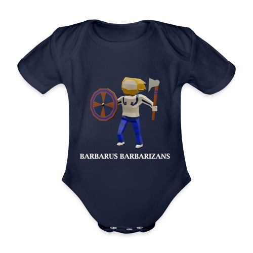 Barbarus Barbarizans (Latin) - Organic Short-sleeved Baby Bodysuit