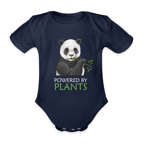 Plantbased Panda - Ekologisk kortärmad babybody