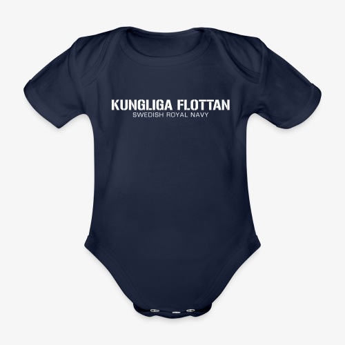 Kungliga Flottan - Swedish Royal Navy - Ekologisk kortärmad babybody